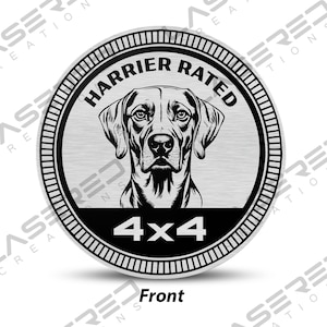 Harrier Rated 4x4 Vehicle Badge