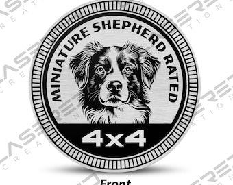 Miniatyr Shepherd-märke för fyrhjulsdrivna fordon