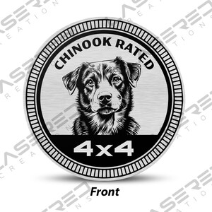 Chinook Rated 4x4 Vehicle Badge