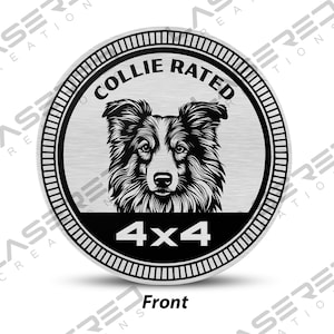 Collie Rated 4x4 Vehicle Badge