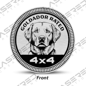 Badge Goldador pour véhicule 4x4