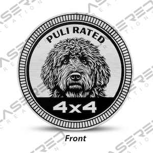 Puli Rated 4x4 Vehicle Badge