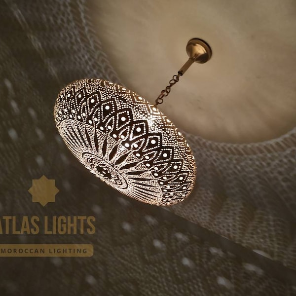 Moroccan Ceiling Lamp Moroccan Pendant Lamps Decor Lighting Pendant Light Brass Vintage Handmade