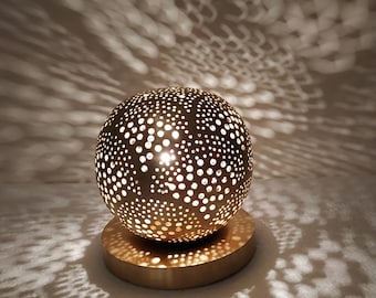 Moroccan Lamp table, Handmade Brass Lamp Style Moorish Modern lamp Vtg pendant Mood Light, Brass Desk Lamp.