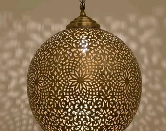 Moroccan Pendant Lights , Moroccan Lamp, Hanging Chandelier Ceiling Fixture Handemade Lighting Decoration