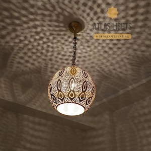 Moroccan Pendant Light - Ceiling Lamp - Moroccan lamp - Brass Lampshades - New Home Decor Lighting