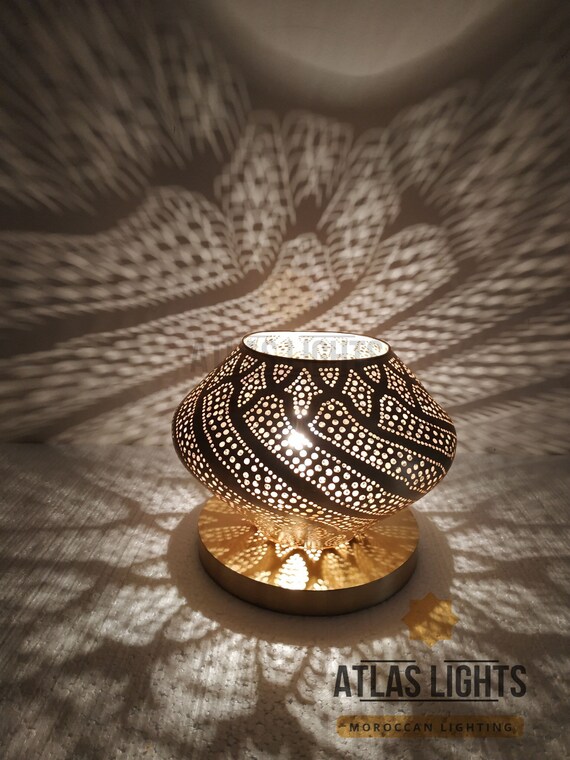 Table Lamp Moroccan Lamp Table Handmade Brass Lamps Style