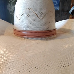 Leather Cowboy Hatband