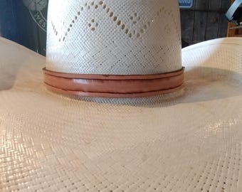Leather Cowboy Hatband