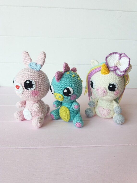 small pink bunny stuffed animal