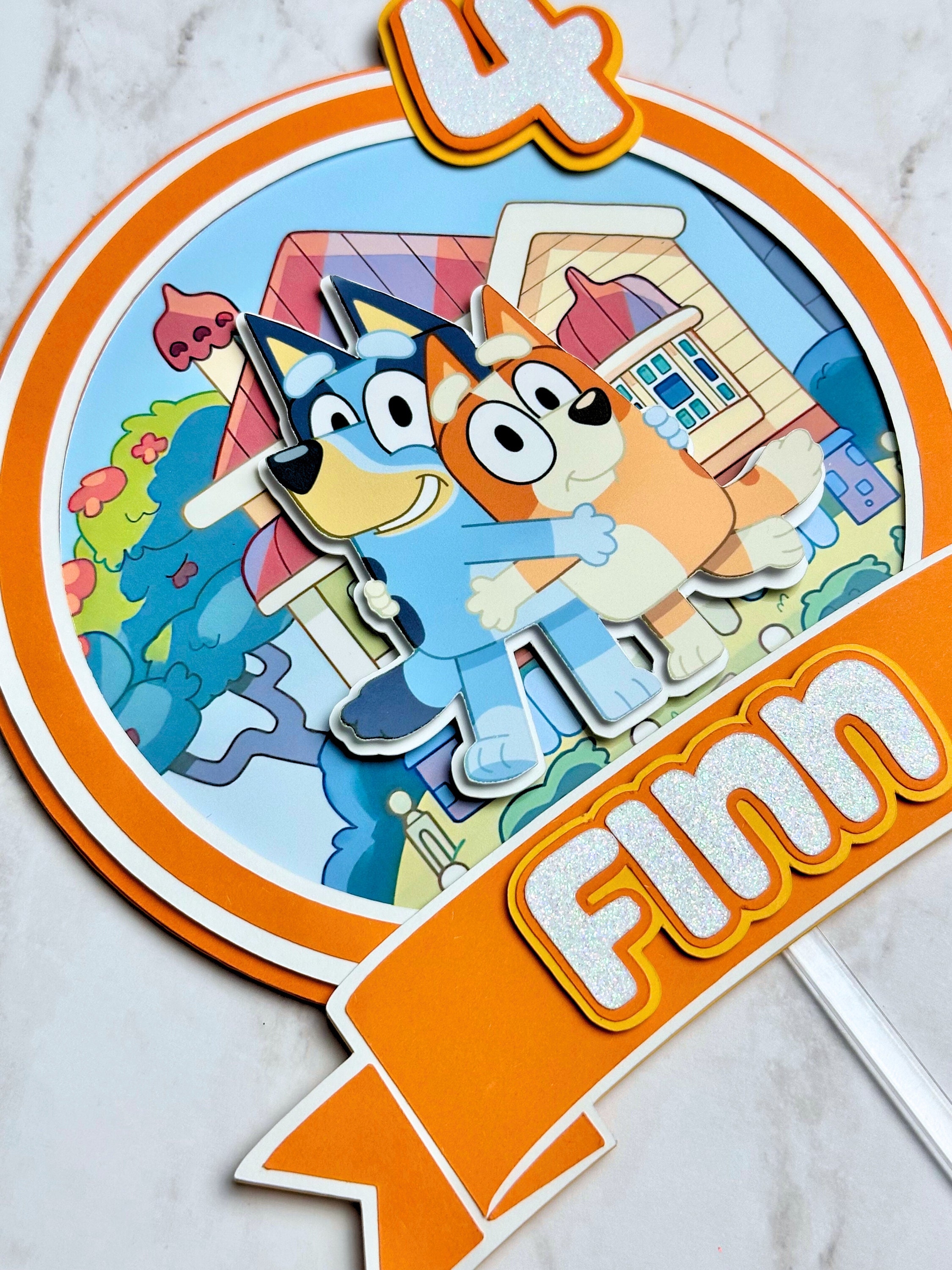 Bingo Dog Cake Topper