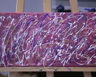 Undercurrent - Original Contemporary Abstract Wall Art Painting - Denise P. Levine