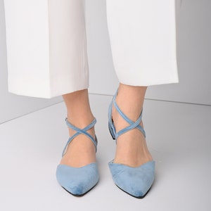 Scarpe celesti Etsy Italia