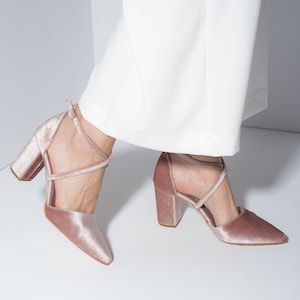 Wedding shoes, Wedding heels, Bridal Shoes for bride, Wedding shoes Heels, Bridal shoes velvet, Bridesmaids shoes - VELETTA