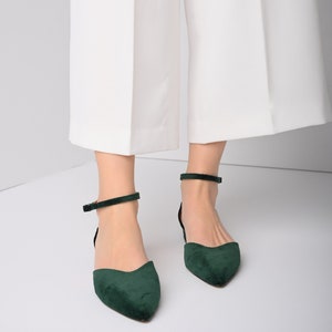Wedding shoes flats, Bridal shoes green, Shoes for wedding, Bridesmaids shoes, Shoes for bride, Shoes for wedding - VELVETINA