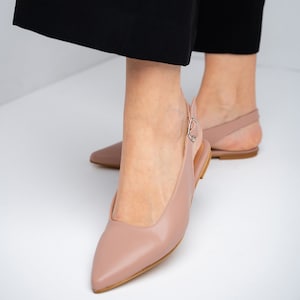 Women Leather pumps, Women Shoes, Ballet Shoes, leather pumps, Ballet pumps, Women&#39;s shoes, Flat Shoes, leather ballerinas, black ballerinas