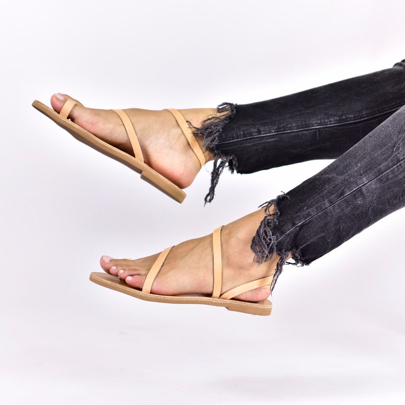 Sandals Women Greek Leather Sandals Roman Sandals Womens Etsy