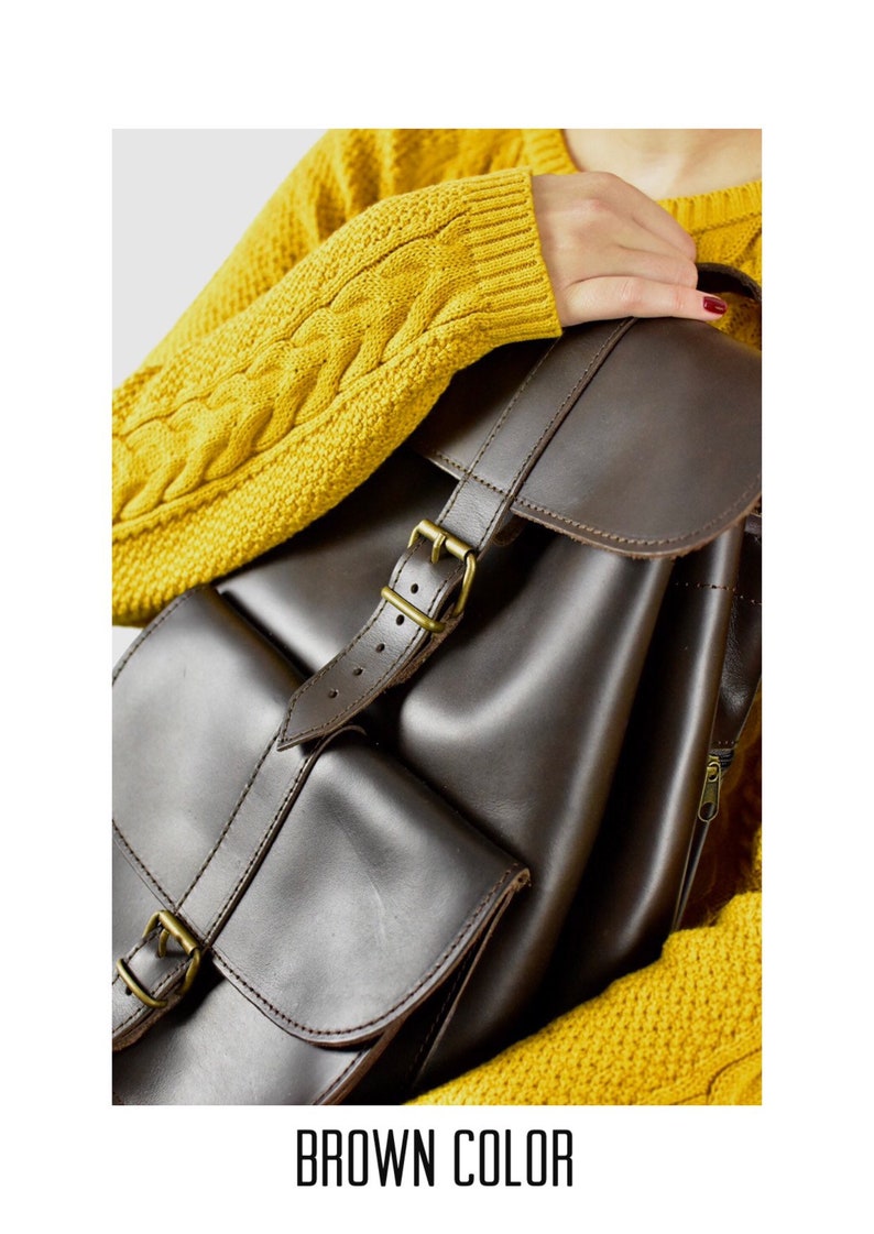 iPad backpack Greek leather bags student bag women knapsack Premium Medium leather backpack women/'s backpack