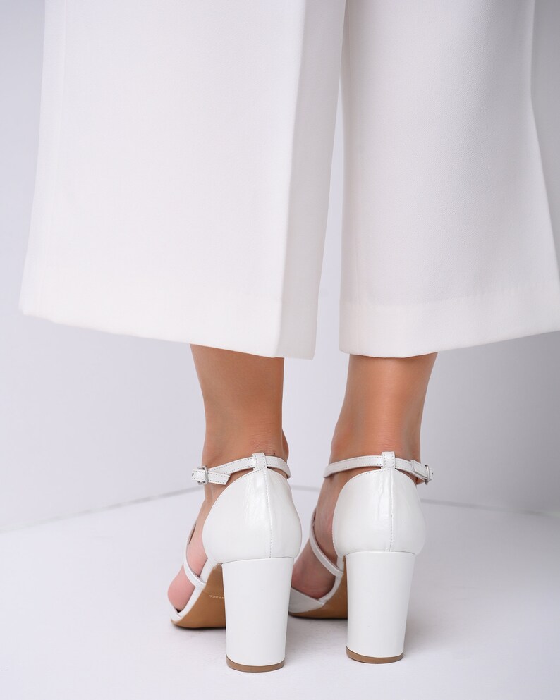 wedding block heels