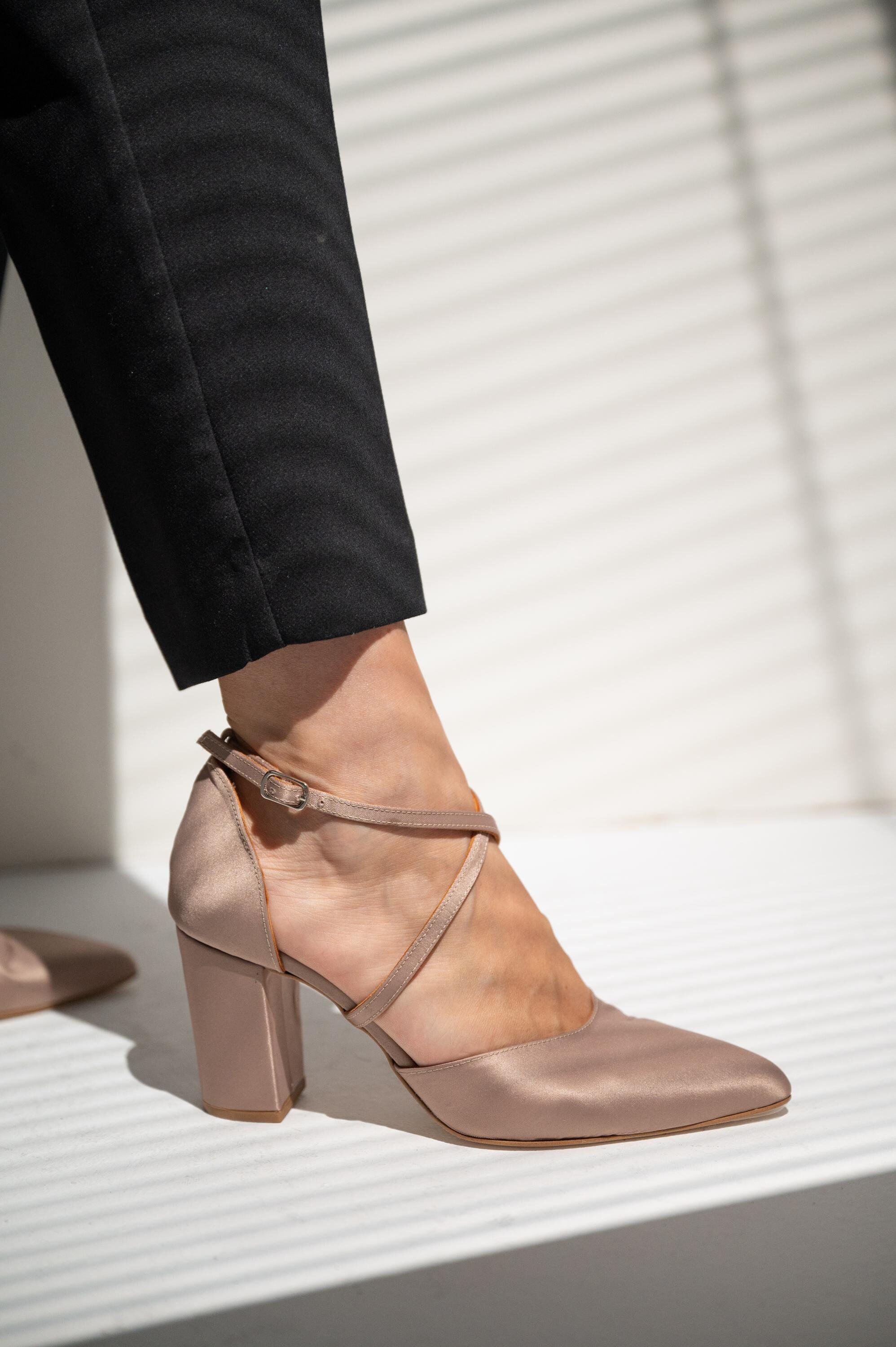 Champagne Prom Shoes UK