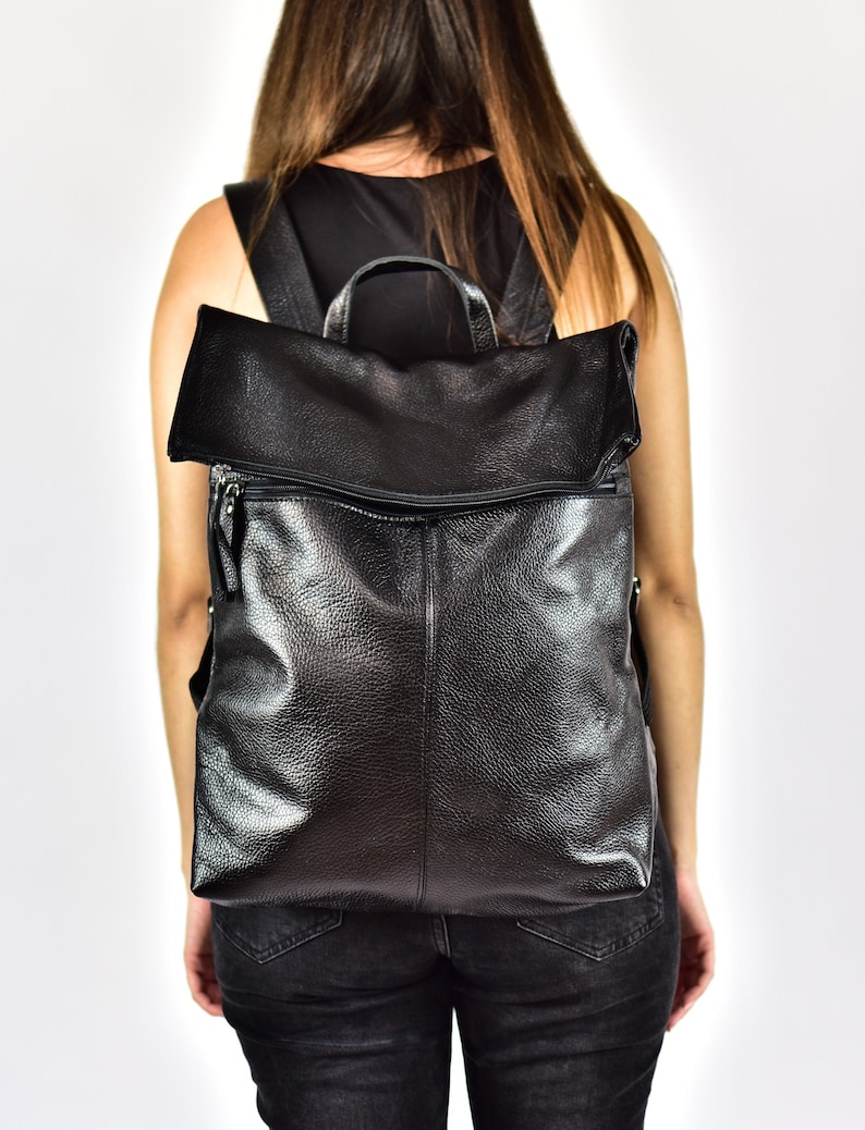kid backpack leather backpack Full Grain leather women backpack iPad backpack Premium Large leather backpack student backpack