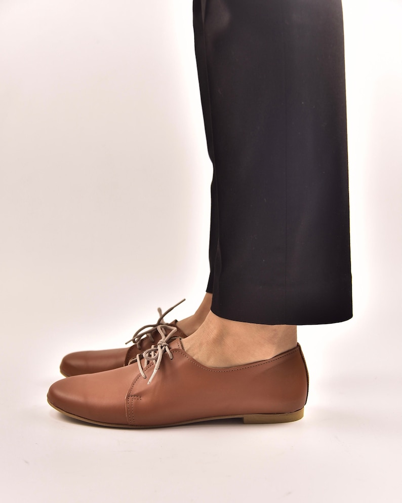 brown oxfords shoes