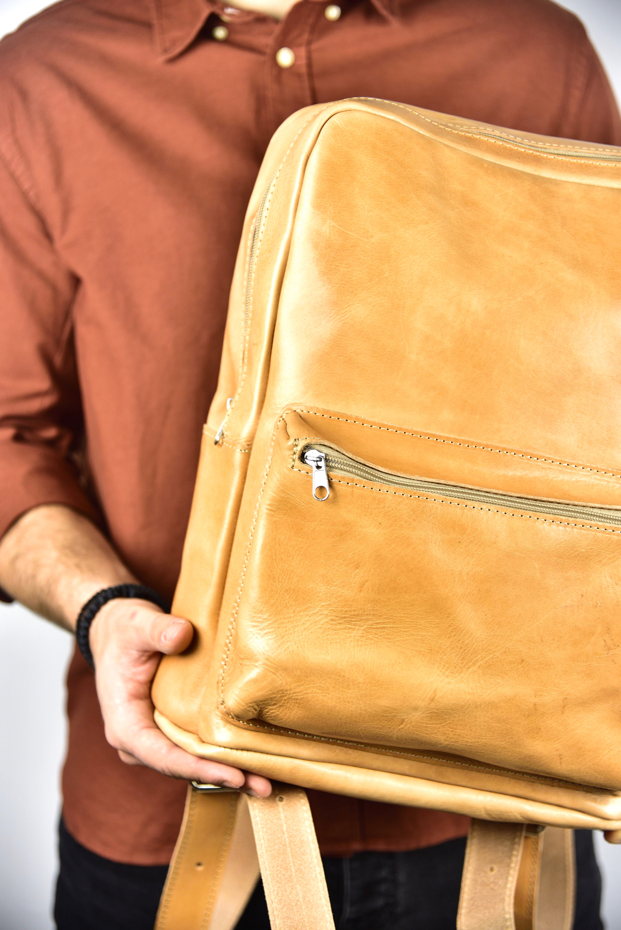 greek leather bags