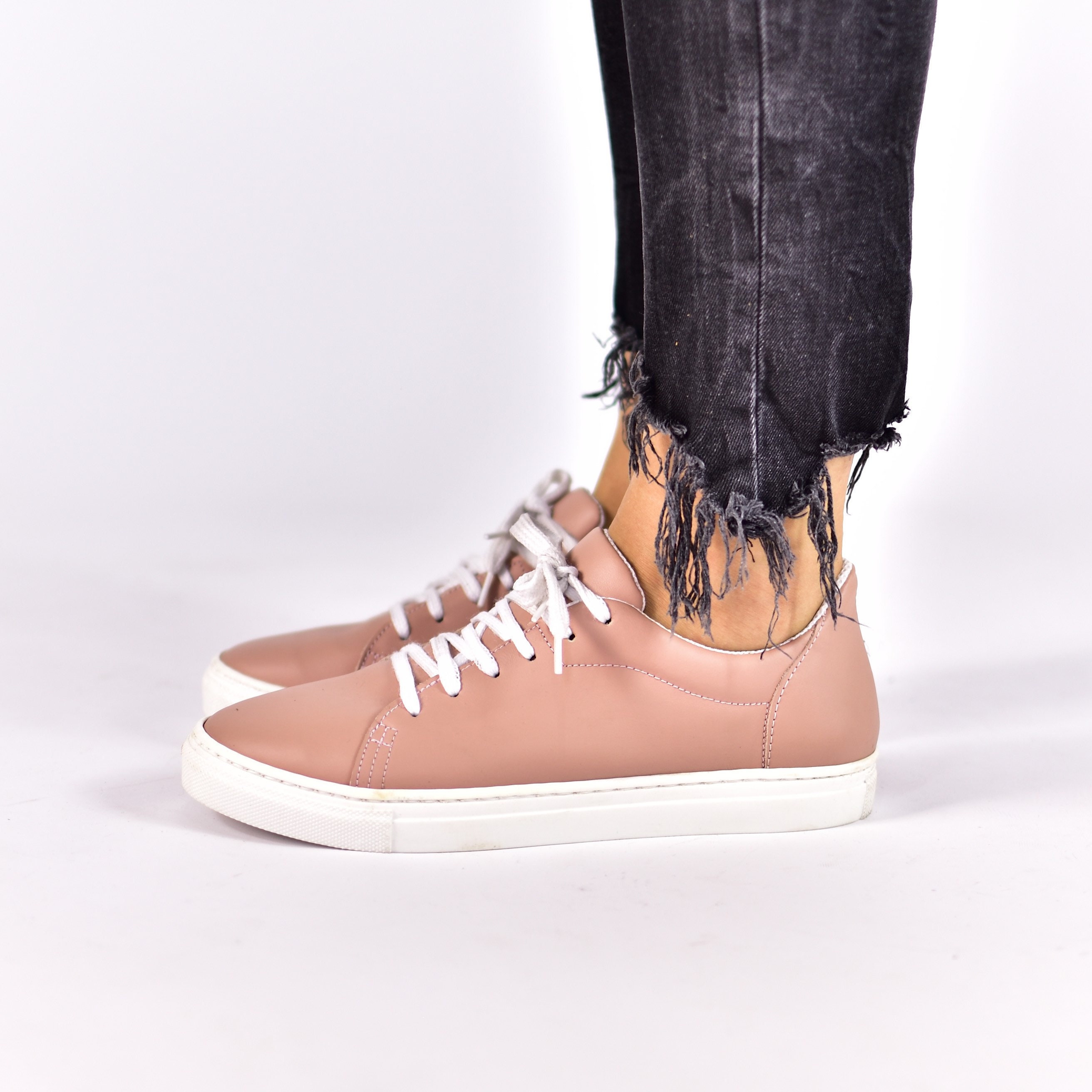 Nude Sneakers Etsy