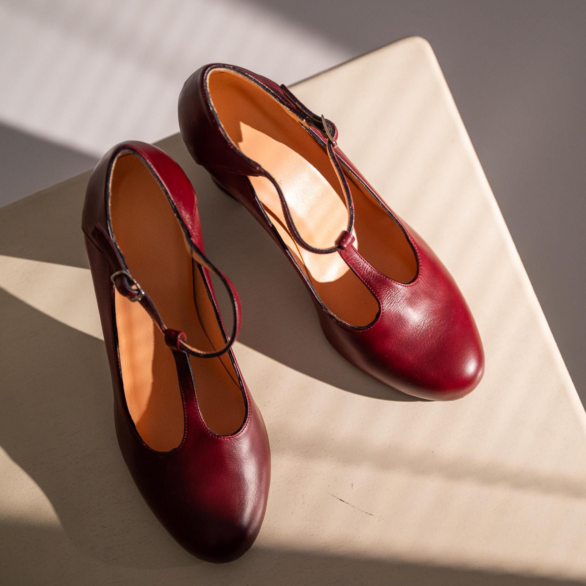 burgundy dress shoes women Women's Dress Penny Loafer In Burgundy Leather