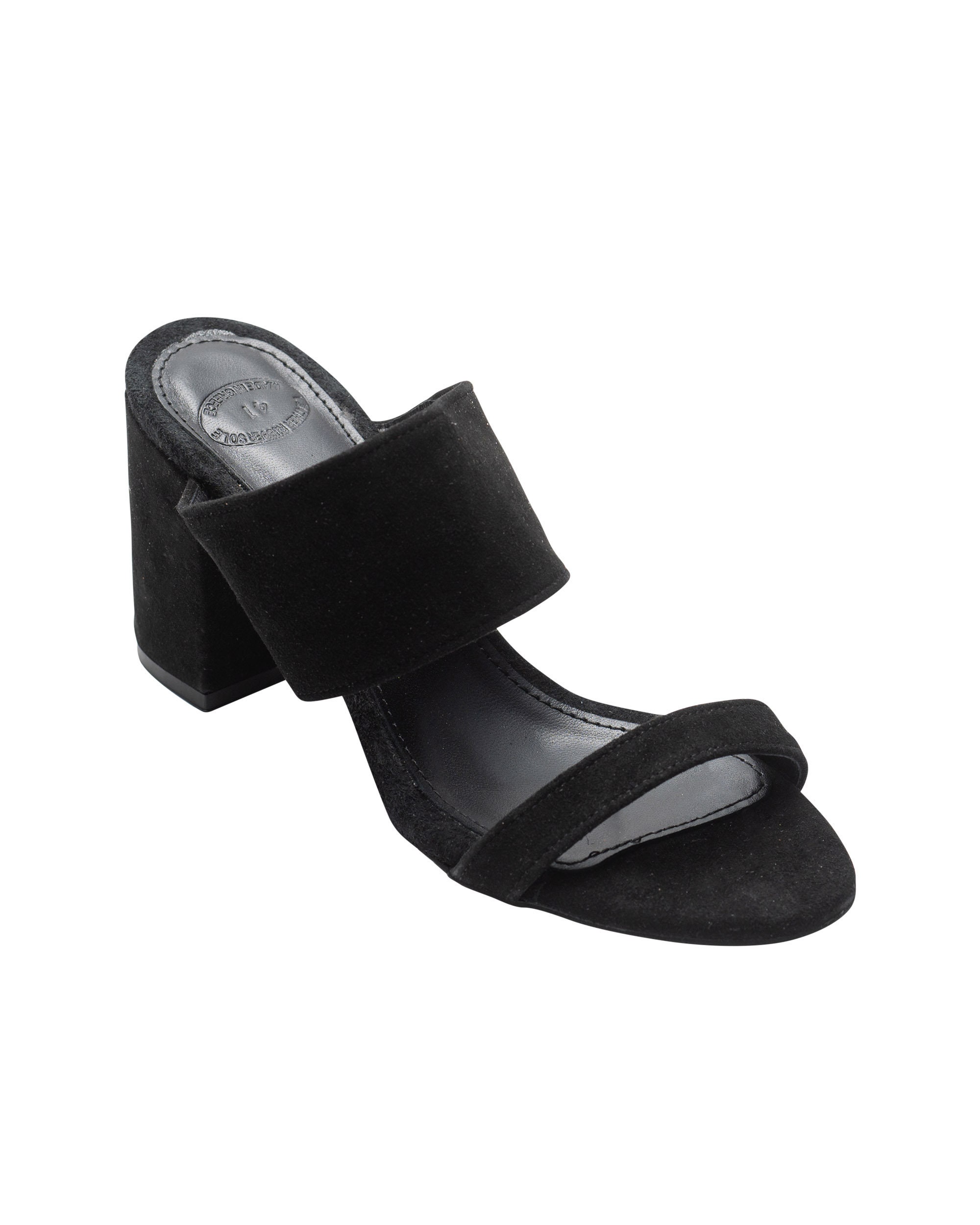 Black Block Heel Sandals Leather Sandals Women Heel Sandal Etsy