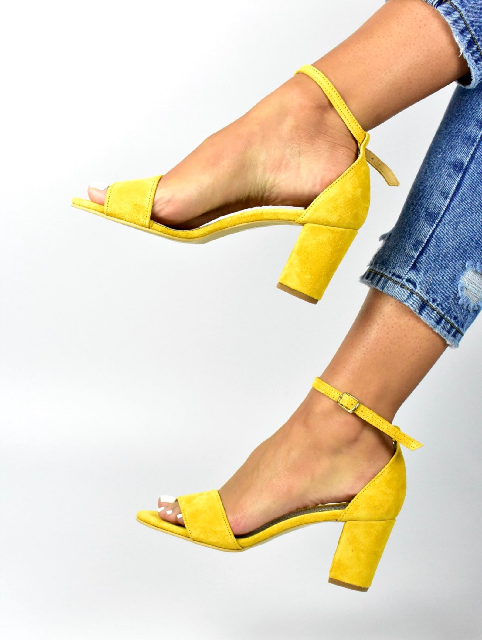bcbg yellow sandals