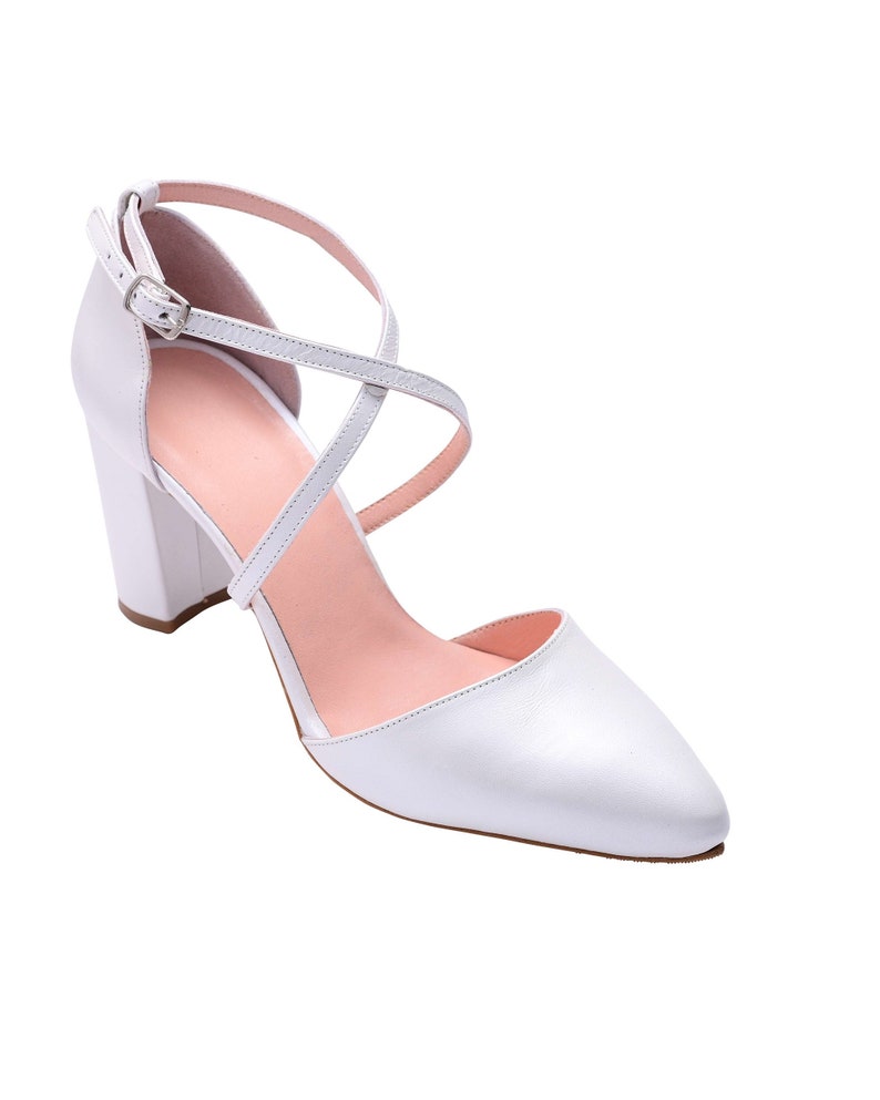 wedding shoes white