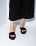 Platform sandals, Greek sandals, Women sandals, Leather sandals, Black Sandals, Black Espadrilles, Leather wedges - OLIVIA 