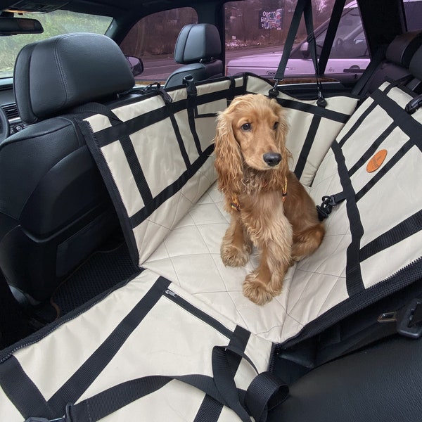 Ultimate Dog Car Seat Set, Waterproof Hammock & Pet Travel Accessories, Unique Covers for a Cozy Ride