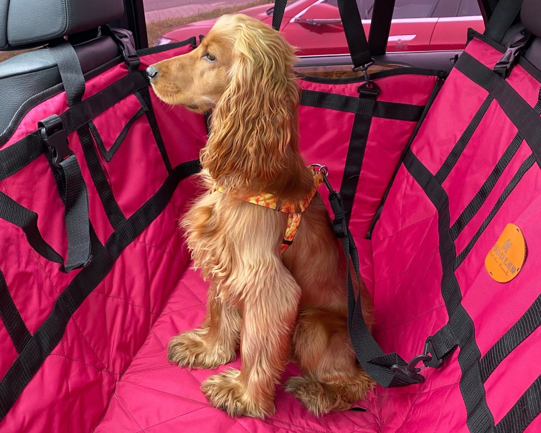 Waterproof Dog Hammock for Car, Deluxe Protector for Back Seat, Seat