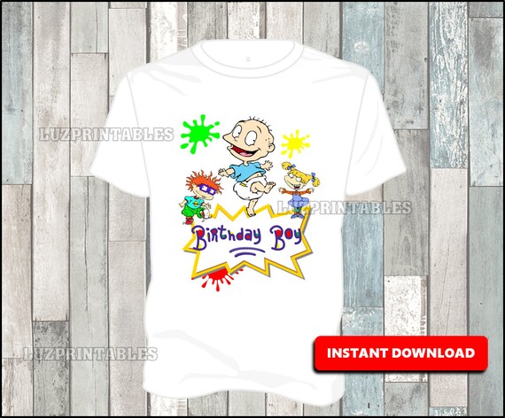 Download Rugrats Birthday Boy Iron On Rugrats Birthday Iron On Etsy