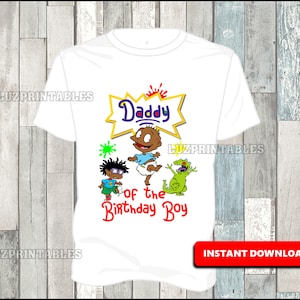 African american rugrats birthday shirts Clearance