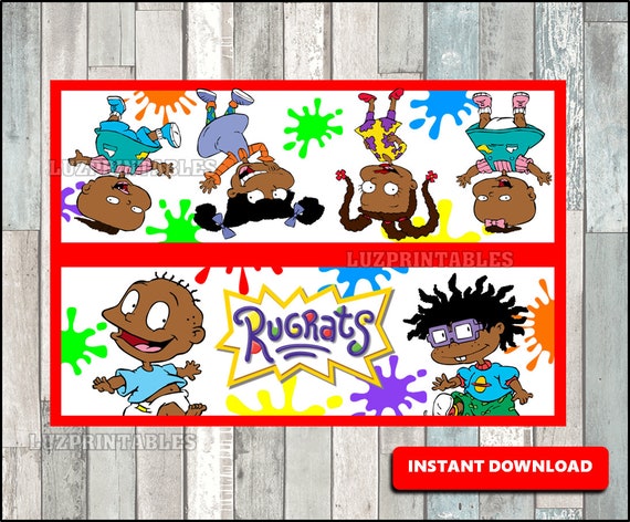 African American Rugrats Bag Toppers Rugrats Party Bags Etsy