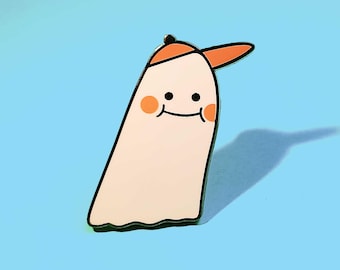 Ghost Enamel Pin