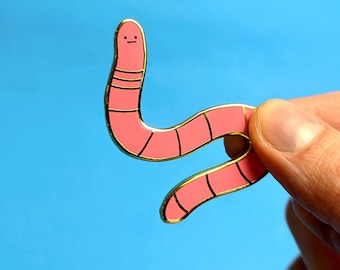 Golden Worm – Enamel Pin
