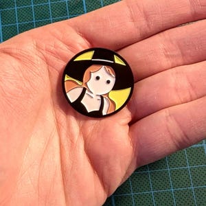 Magic Witch Witchcore Illustrated Cute Enamel Pin image 2