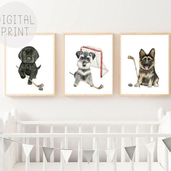 Hockey Nursery Etsy