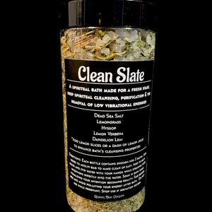 Clean Slate: A spiritual Bath for deep spiritual cleansing
