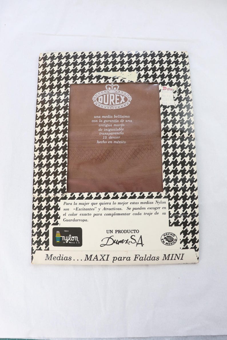 Durex - vintage seamfree stockings. 15  Denier. Colour American tan. 100% nylon