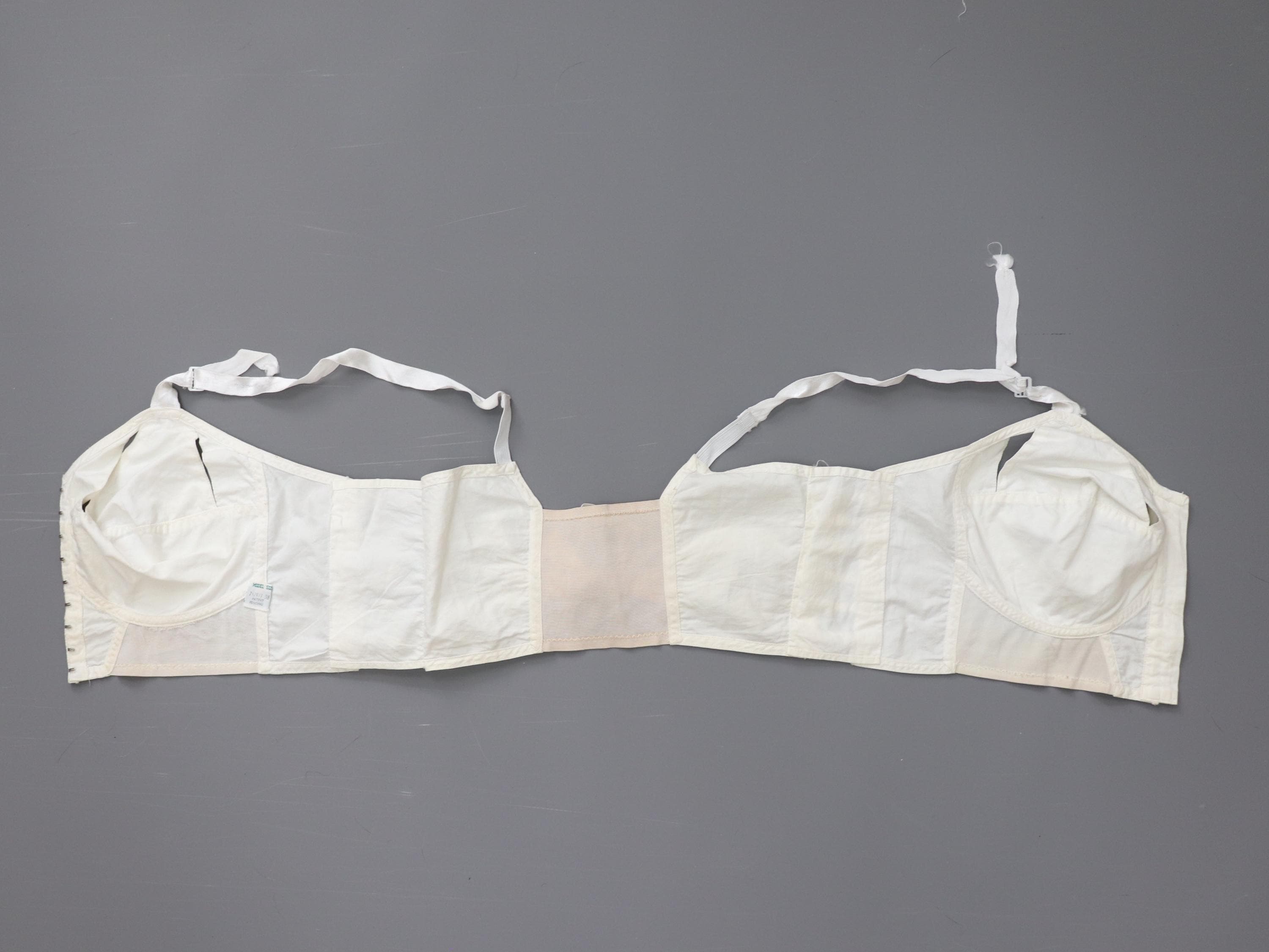 C1950s 1960s Vintage Court Royal White Fan Laced Longline Bra - Etsy