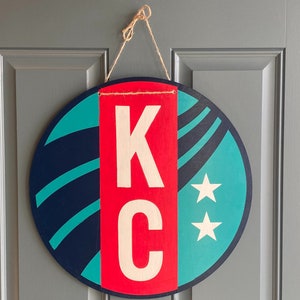 Kansas City Current Door Sign