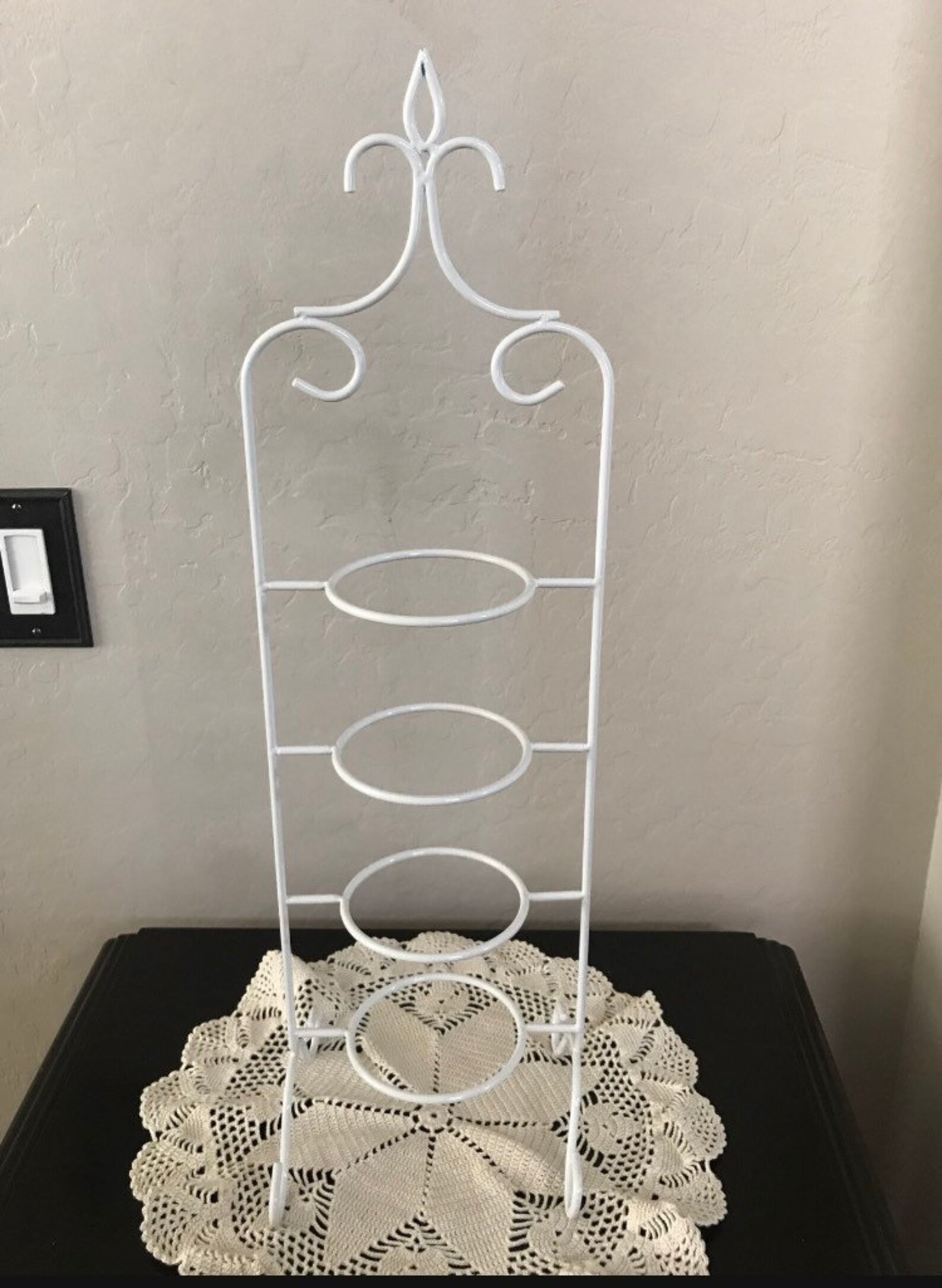 Metal Teacup Tier Display Stand Tea Cup Rack 4tiers White or Etsy