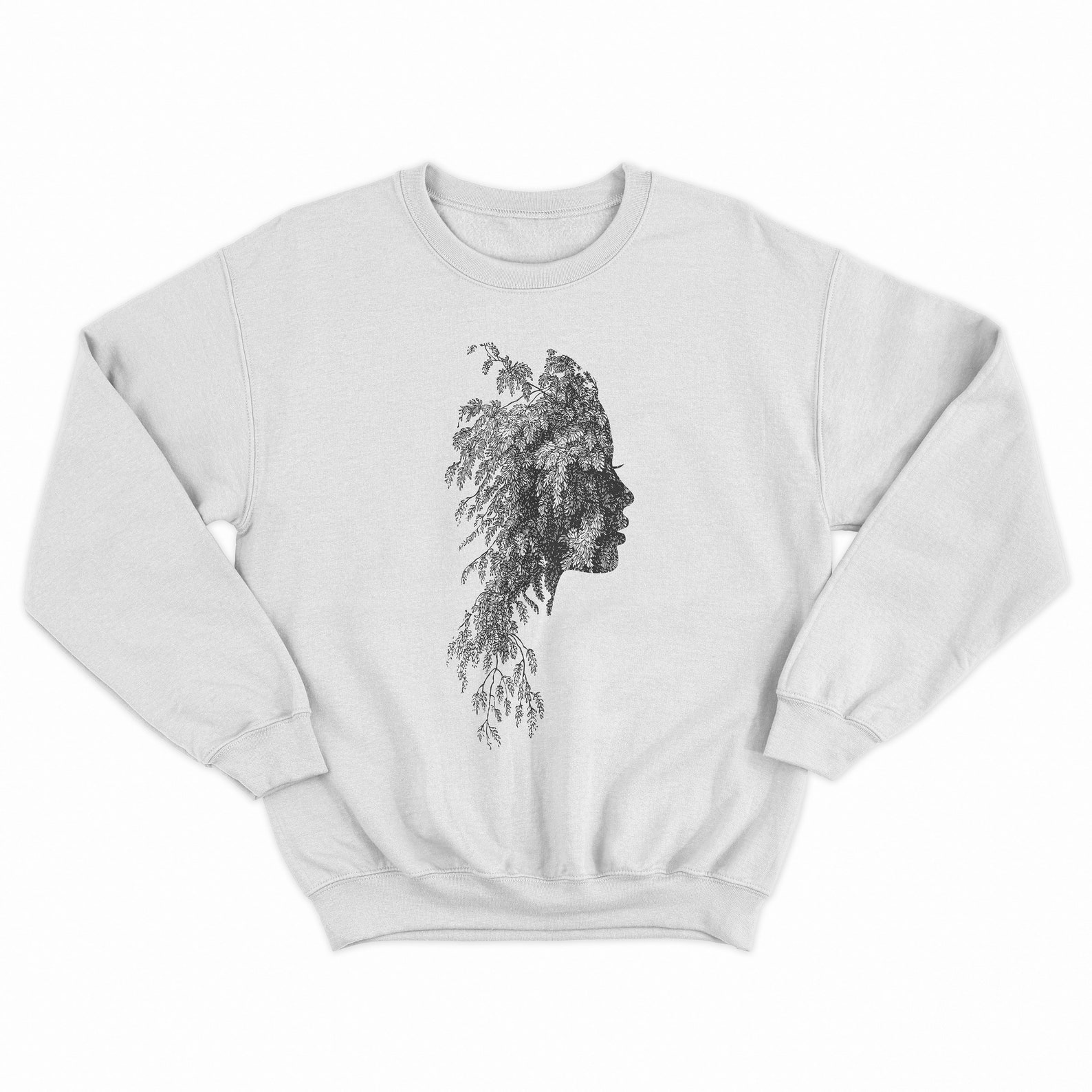 Nature Beauty Sweatshirt Boho Sweater Forest Sweater Tree Etsy UK