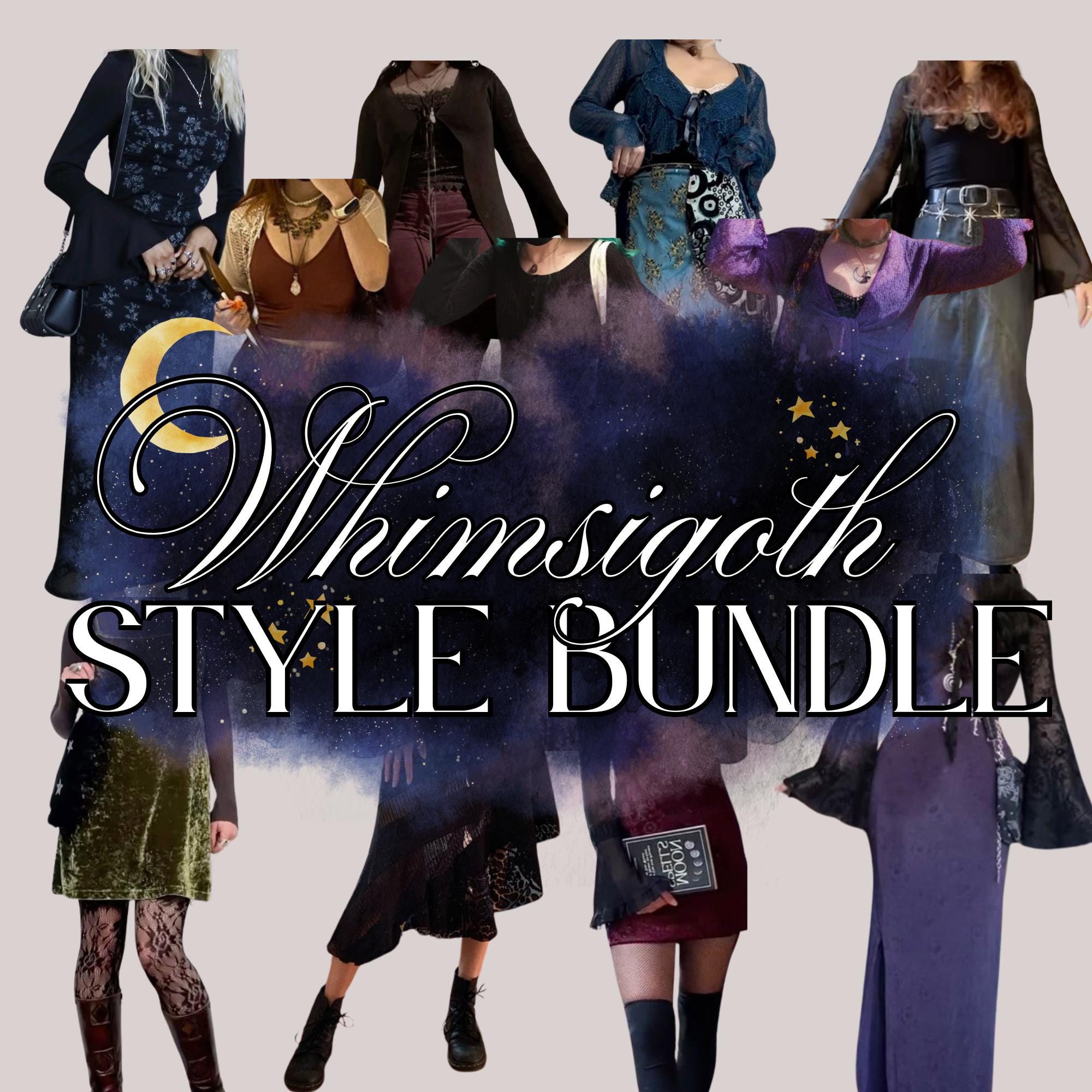 Whimsigoth Clothing Bundle - Etsy display picture 1