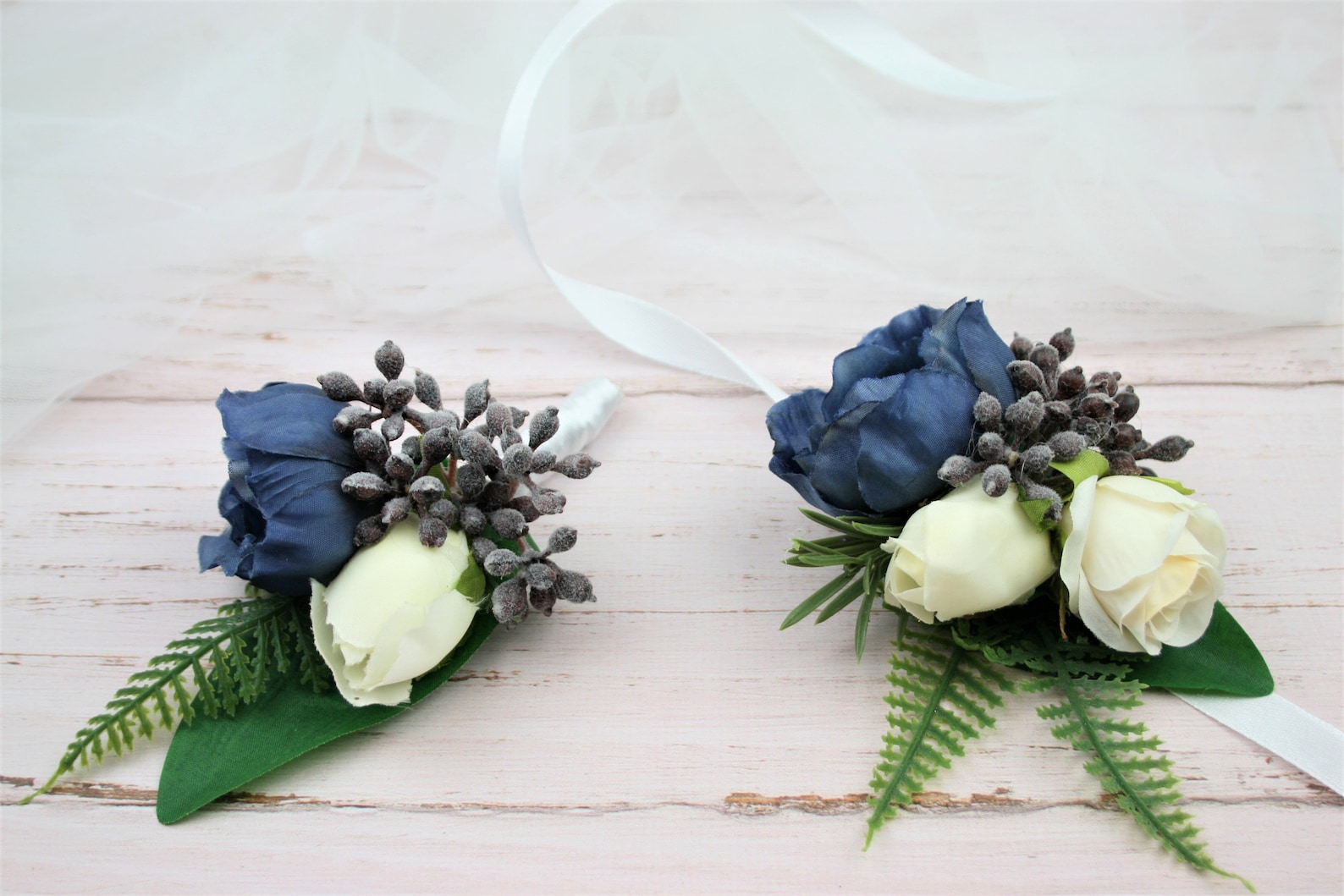 Prom Corsage and Boutonniere Set Wedding Boutonniere Bridal | Etsy
